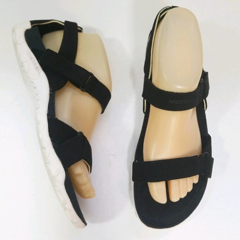 Merrell strappy hook loop sandals worn once 8